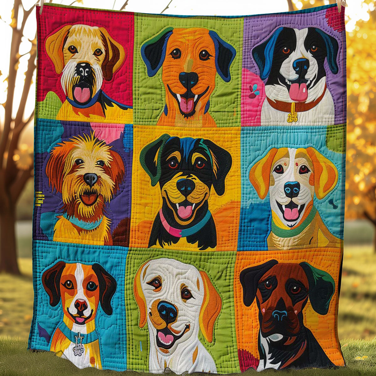 Dogs WJ1007009CL Quilt