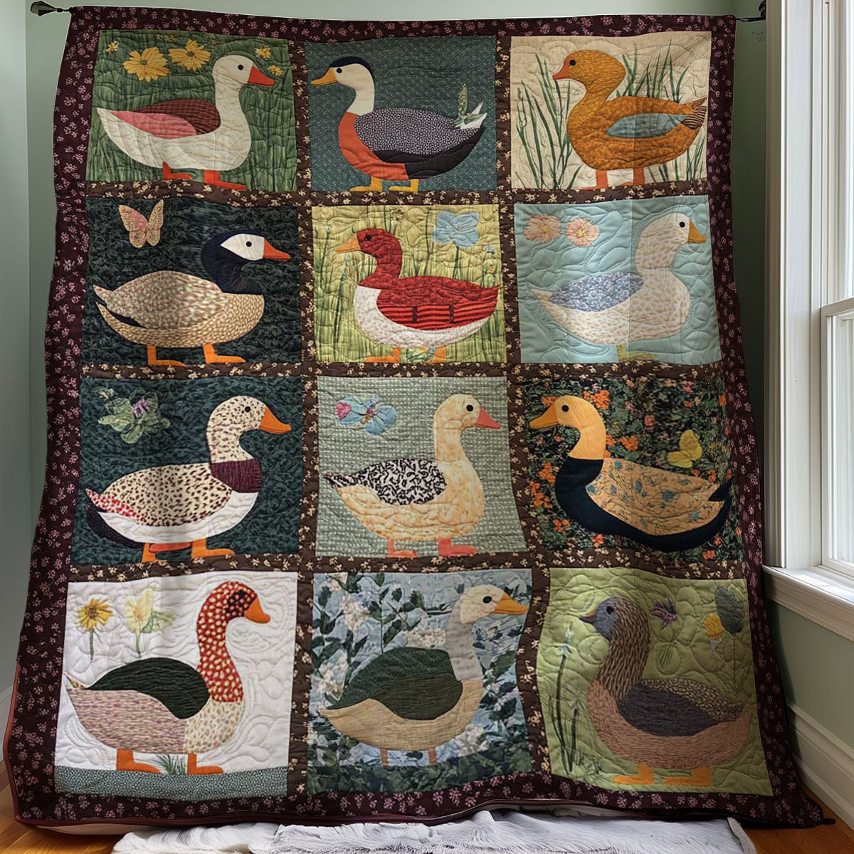 Ducks WJ0808035CL Quilt