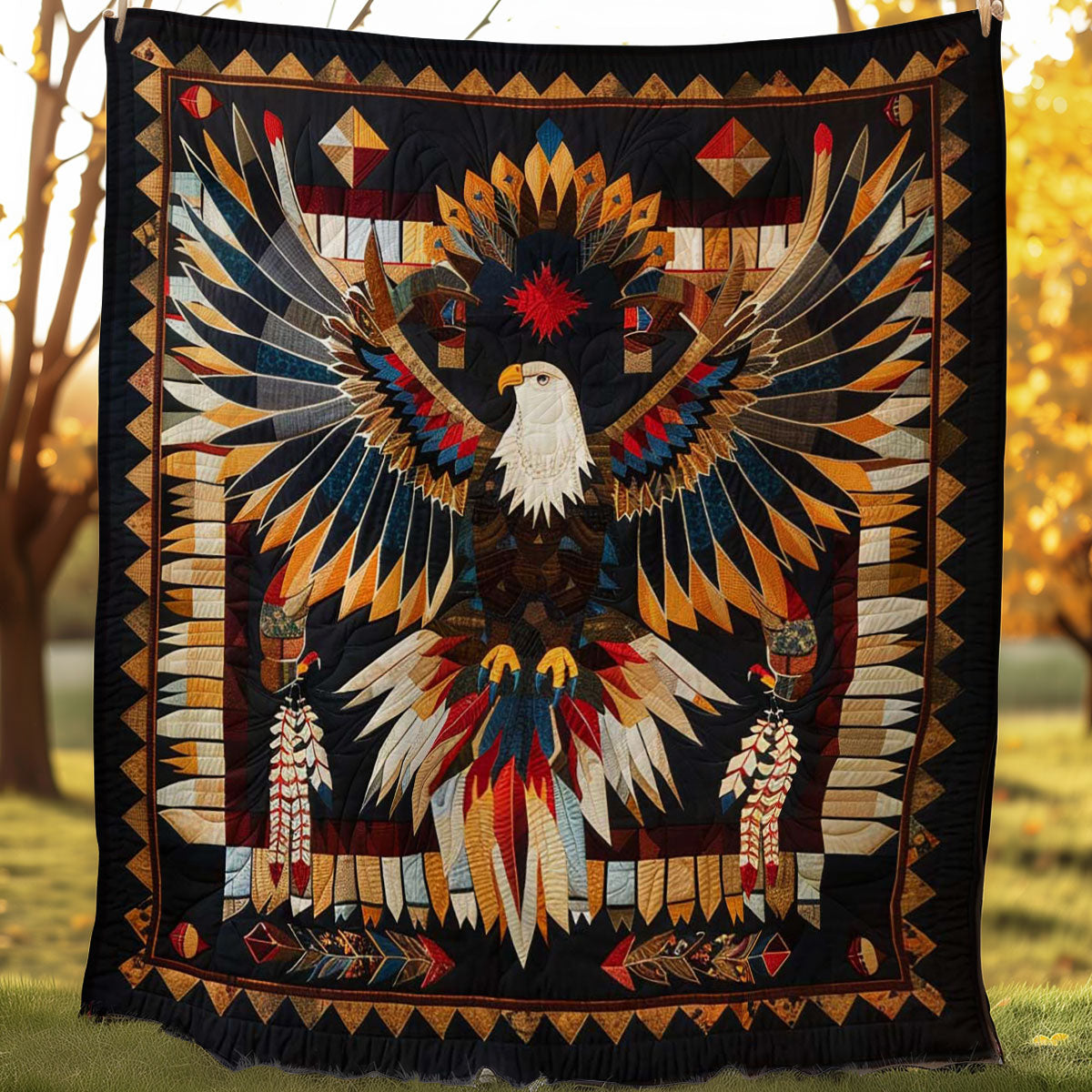 Eagle Native American WJ0407021CL Quilt