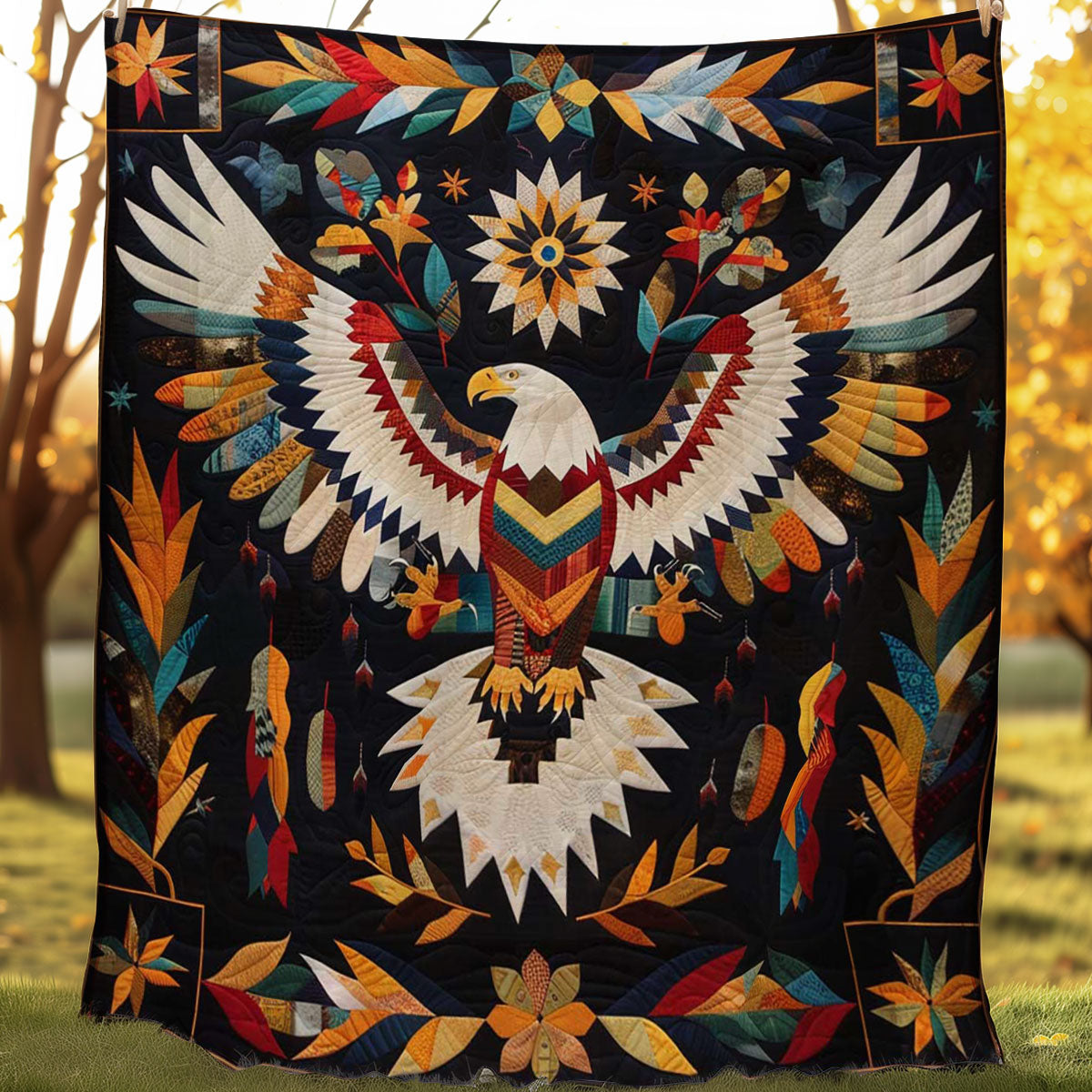 Eagle Native American WJ0407022CL Quilt