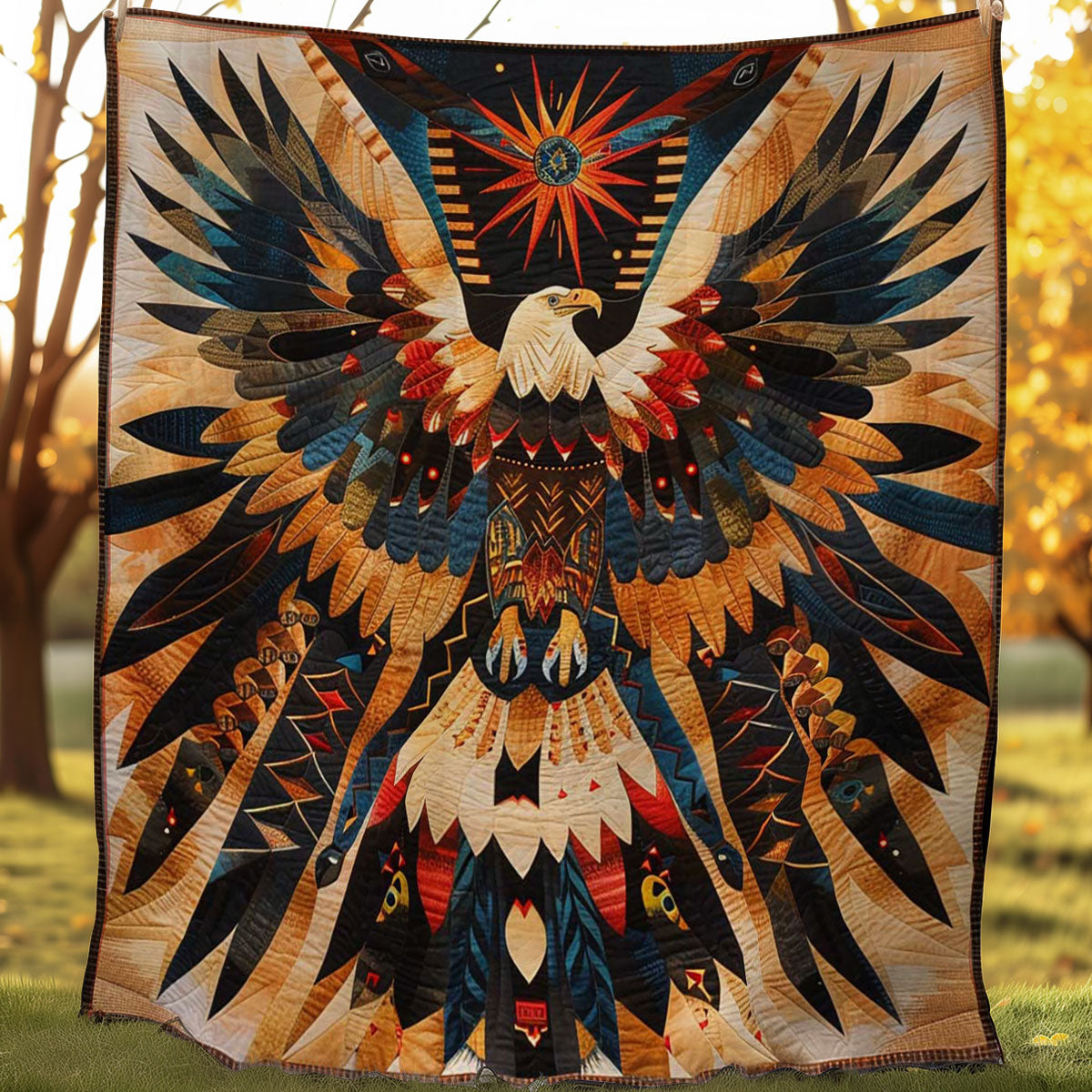 Eagle Native American WJ0407023CL Quilt