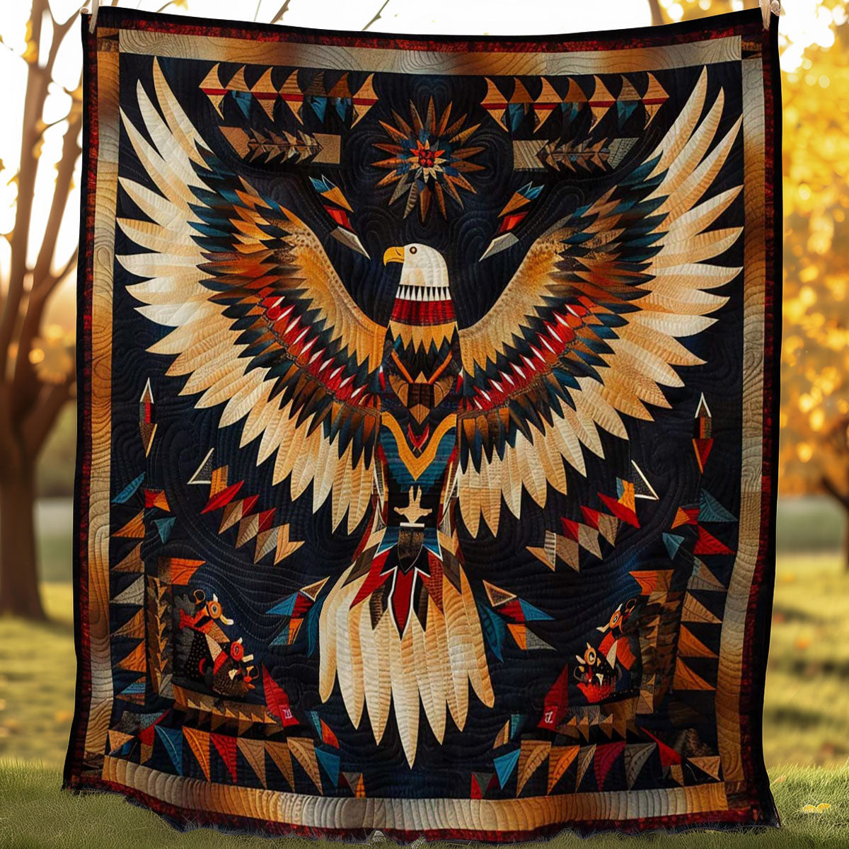 Eagle Native American WJ1007024CL Quilt