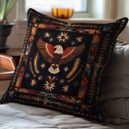 Eagle Native American WJ1409039CL Quilt Pillow Case