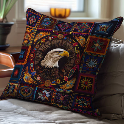 Eagle Native American WJ1507026CL Quilt Pillow Case