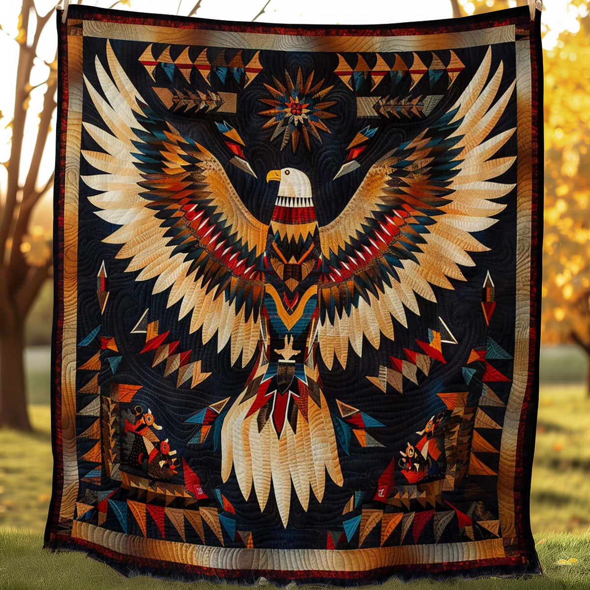 Eagle Native American WJ1607004CL Quilt