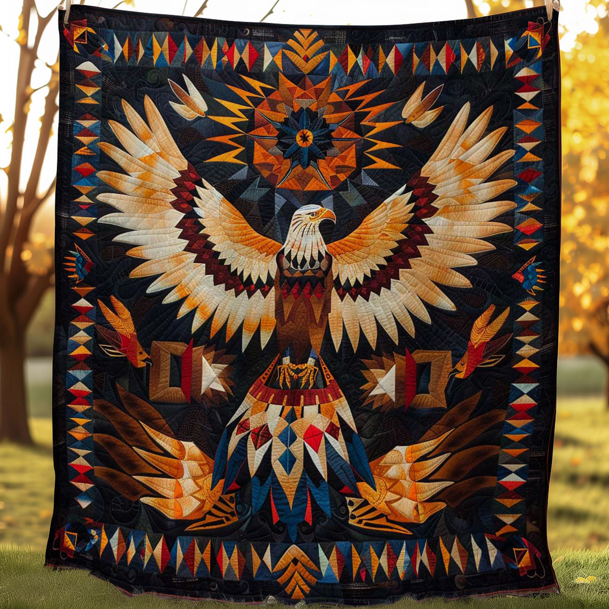 Eagle Native American WJ1707006CL Quilt