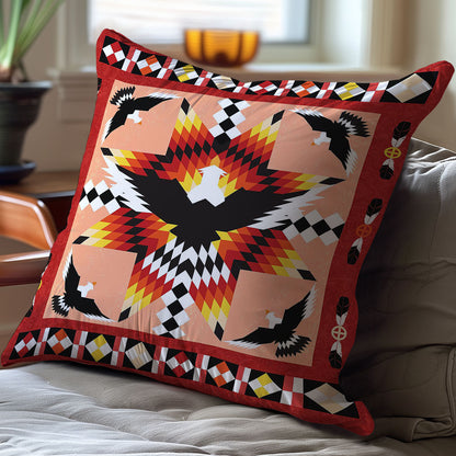 Eagle Native American WJ1907042WM Quilt Pillow Case