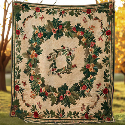 Evergreen Wreath WJ1007010CL Quilt