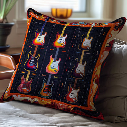 Fiery Guitar WJ1409041CL Quilt Pillow Case
