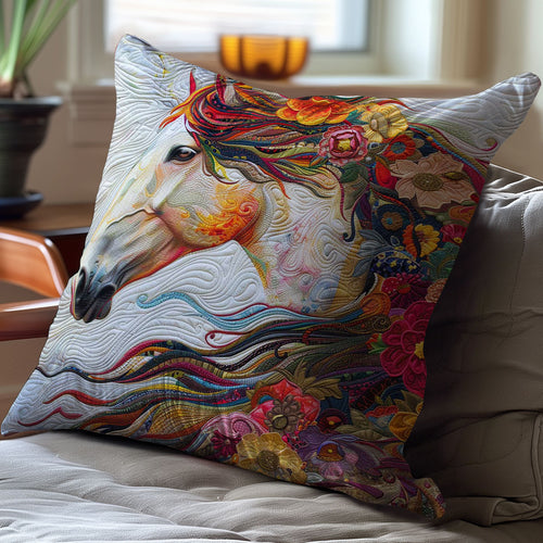 Flower Horse WJ1308031CL Quilt Pillow Case