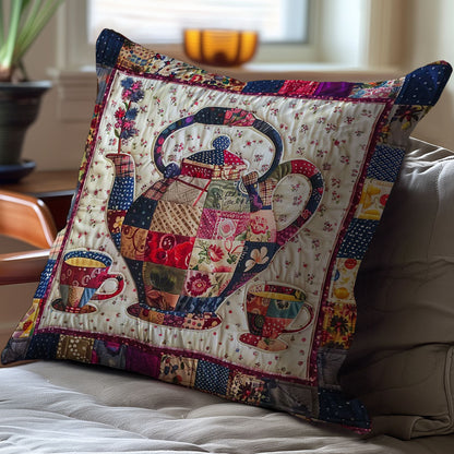 Flower Patchwork Teaset WJ0909033CL Quilt Pillow Case