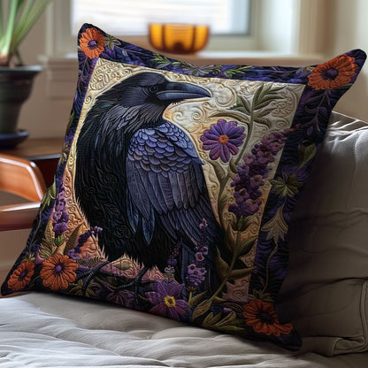 Flower Raven WJ0509036CL Quilt Pillow Case