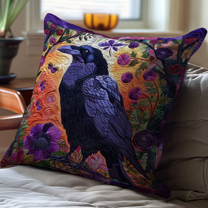 Flower Raven WJ0909034CL Quilt Pillow Case