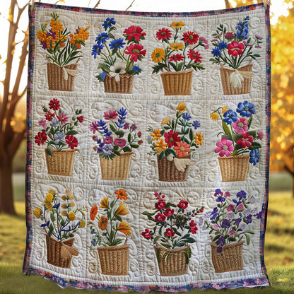 Flowers WJ1306006CL Quilt