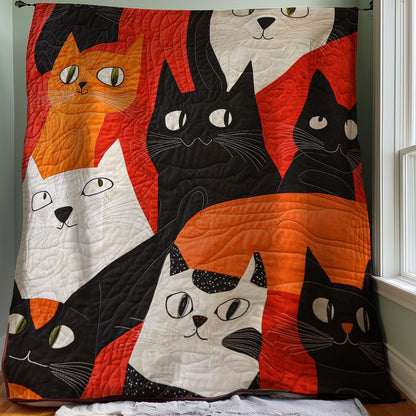 Funny Cat WJ0708012CL Quilt