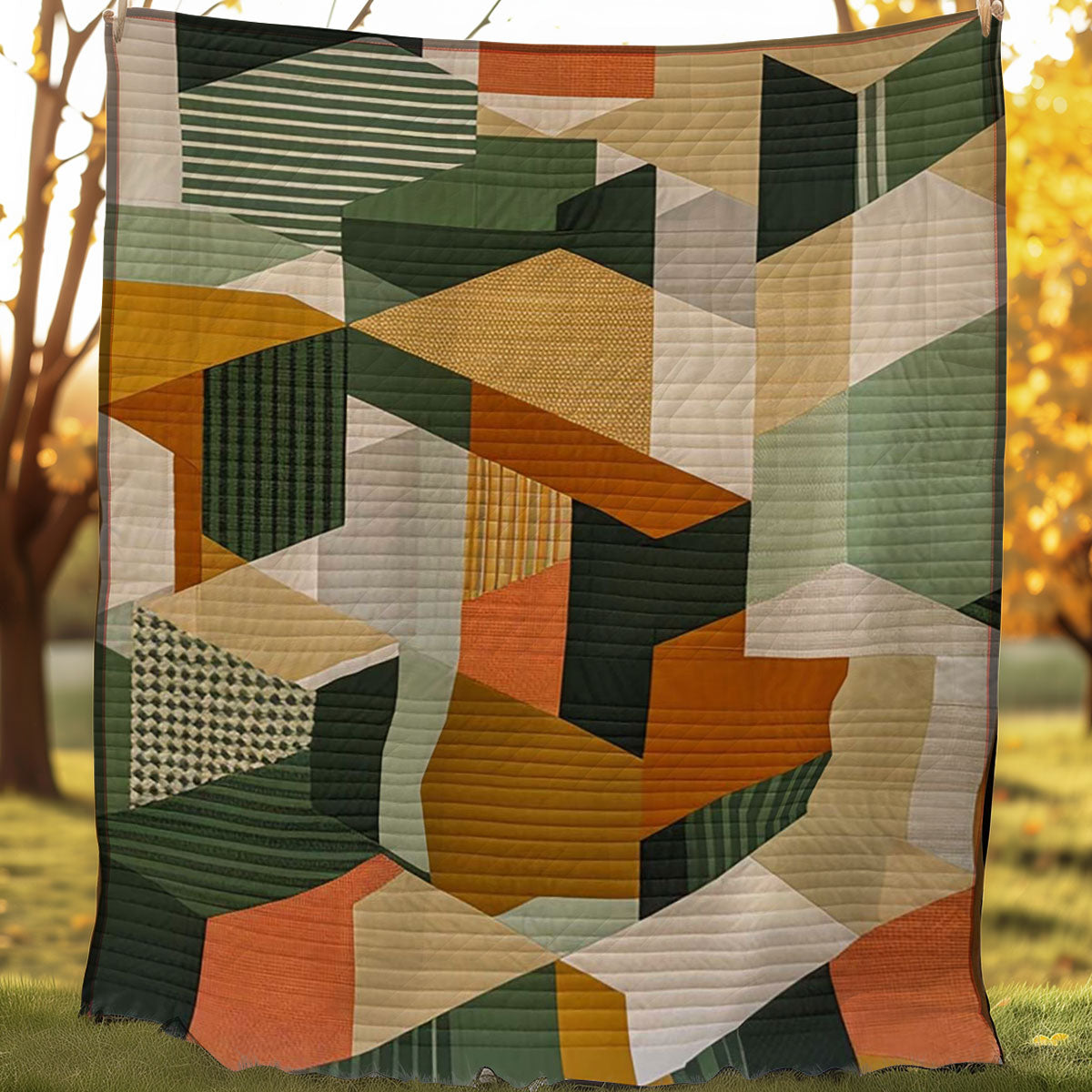 Geometric Patchwork WJ1307006CL Quilt