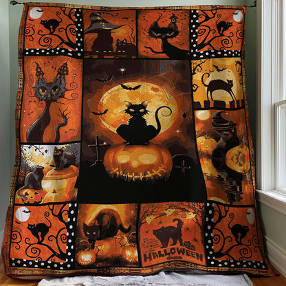 Halloween Cat WJ0708013WL Quilt