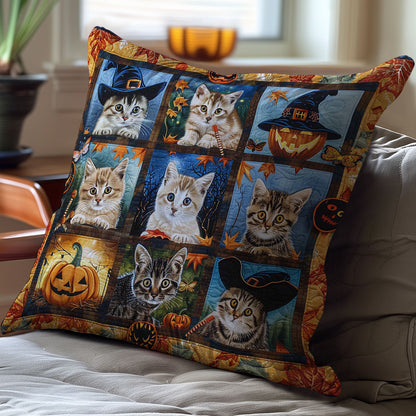 Halloween Cat WJ2608034CL Quilt Pillow Case