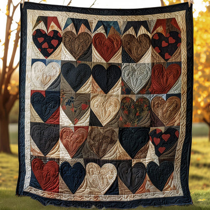 Hearts WJ1206007CL Quilt