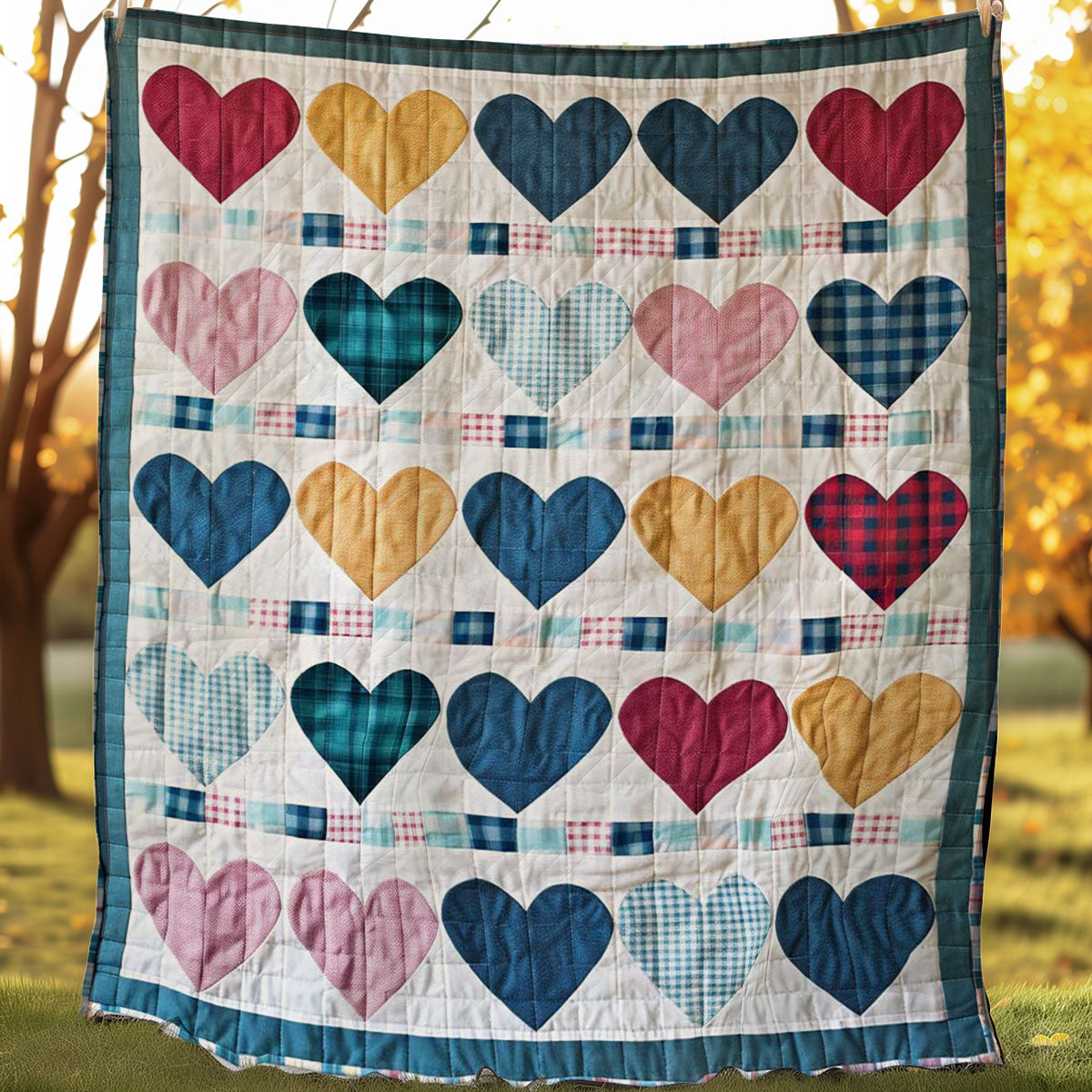 Hearts WJ2007026CL Quilt