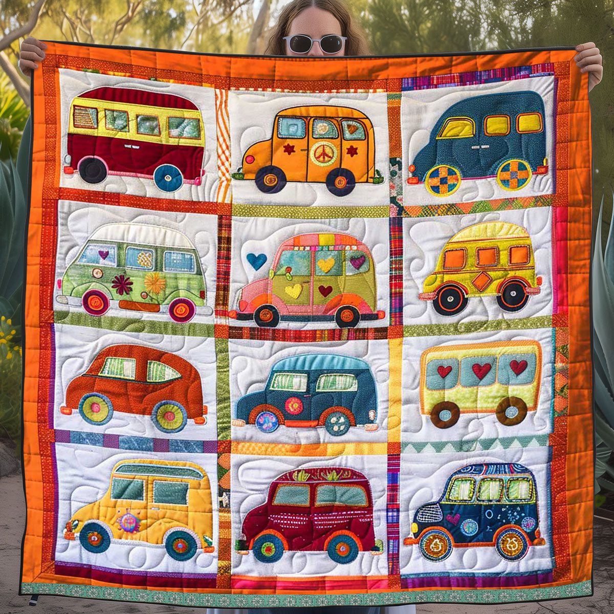 Hippie Van WJ1709012CL Quilt