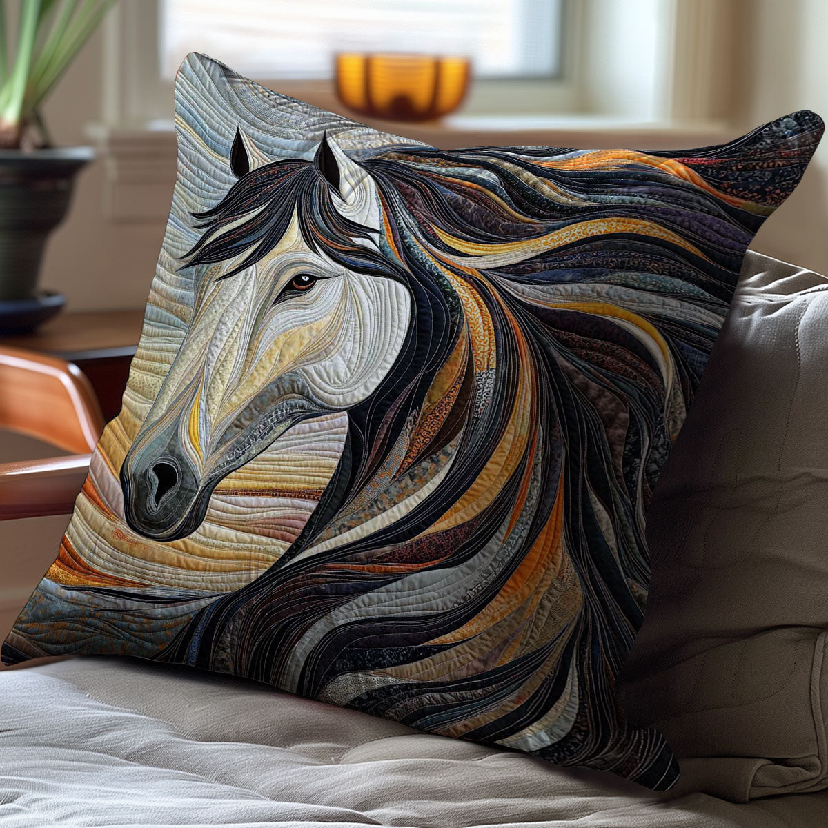 Horse Lovers WJ2108031CL Quilt Pillow Case