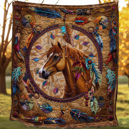 Horse Native American WJ2406010CL Quilt