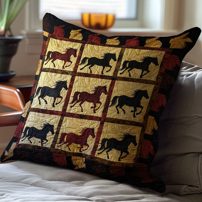 Horse Native American WJ1709040CL Quilt Pillow Case