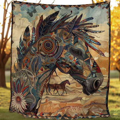 Horse Native American WJ2206016CL Quilt