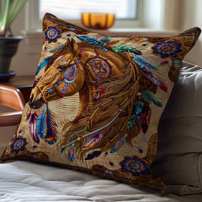 Horse WJ2806020CL Quilt Pillow Case