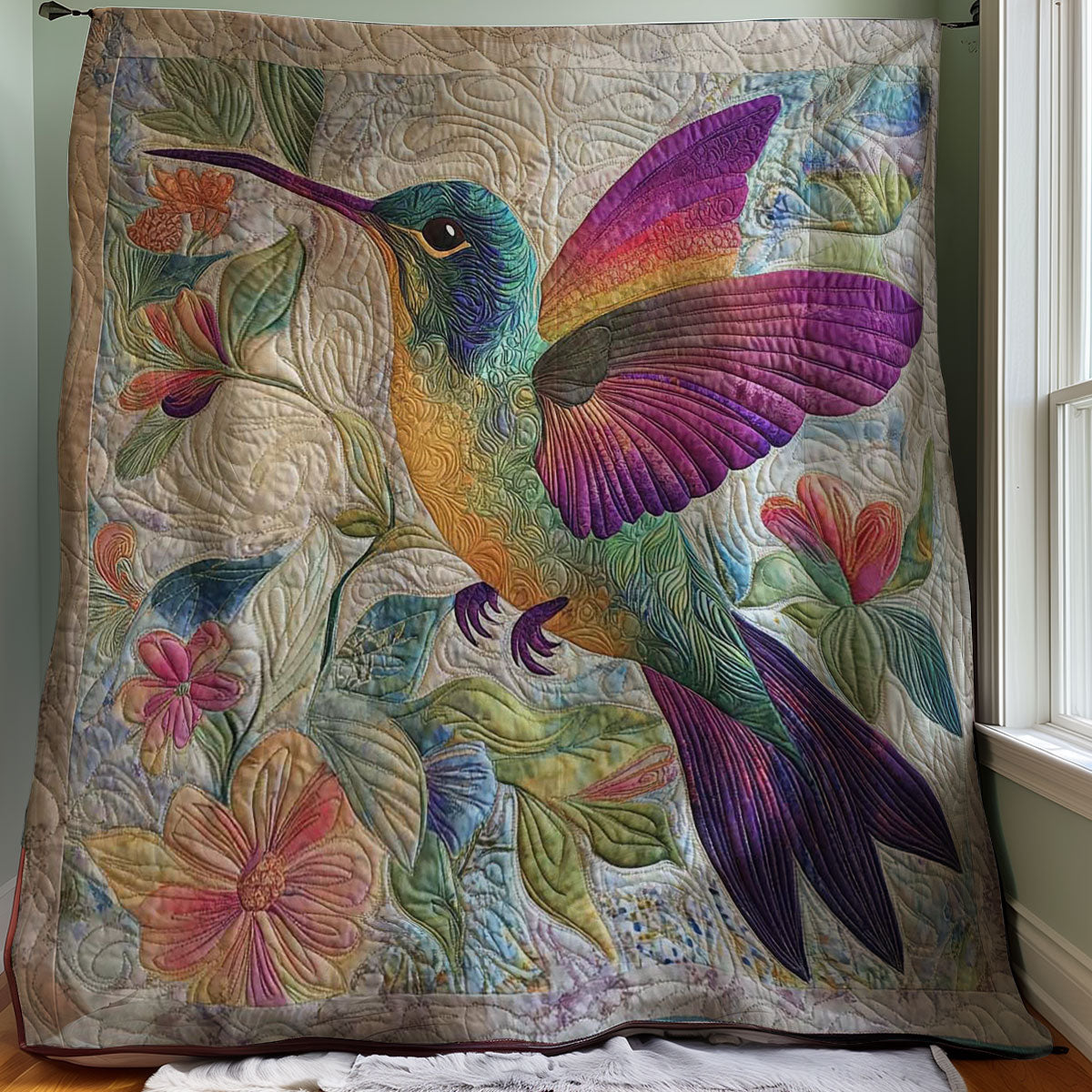 Hummingbird  WJ1308041CL Quilt