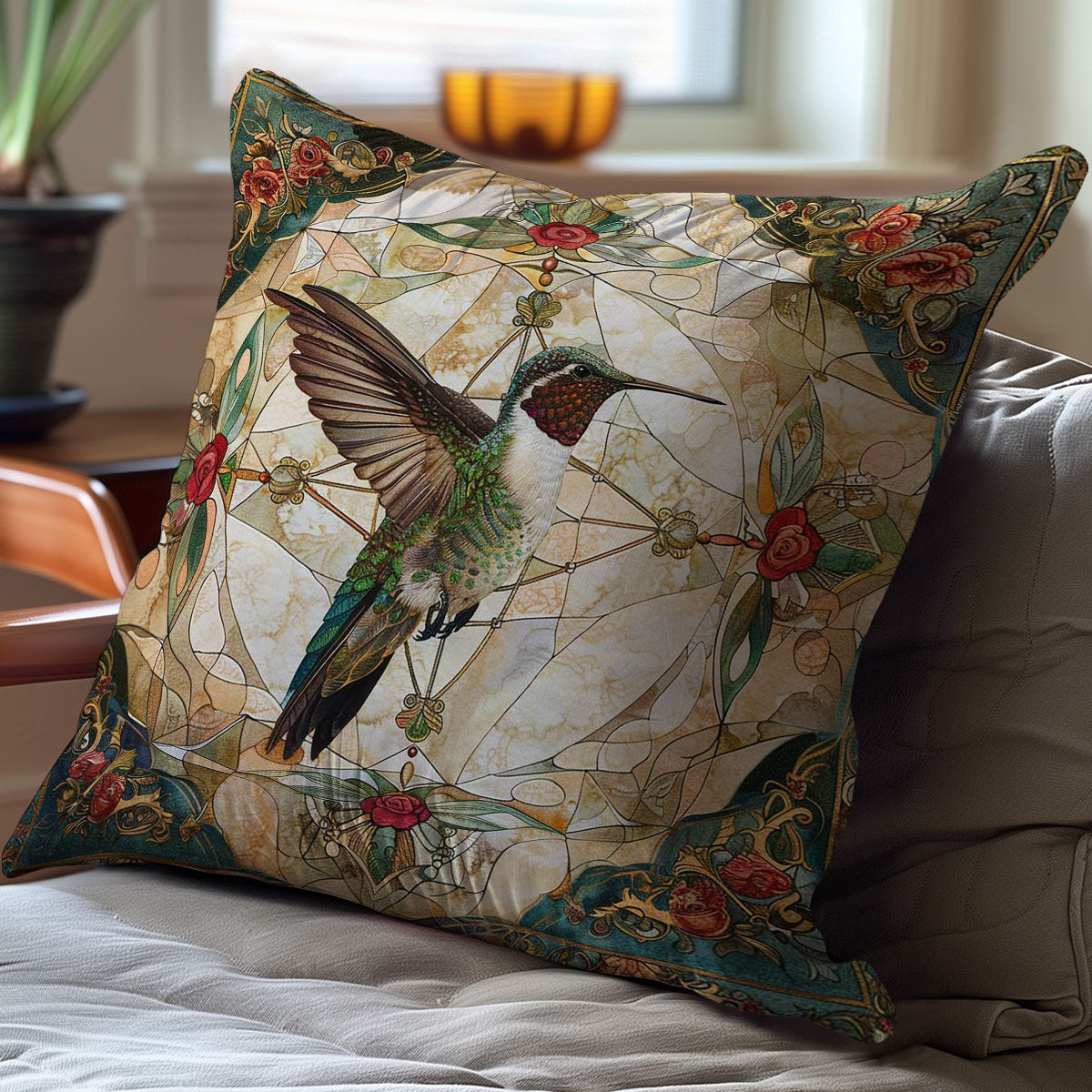 Hummingbird WJ0107022CL Quilt Pillow Case