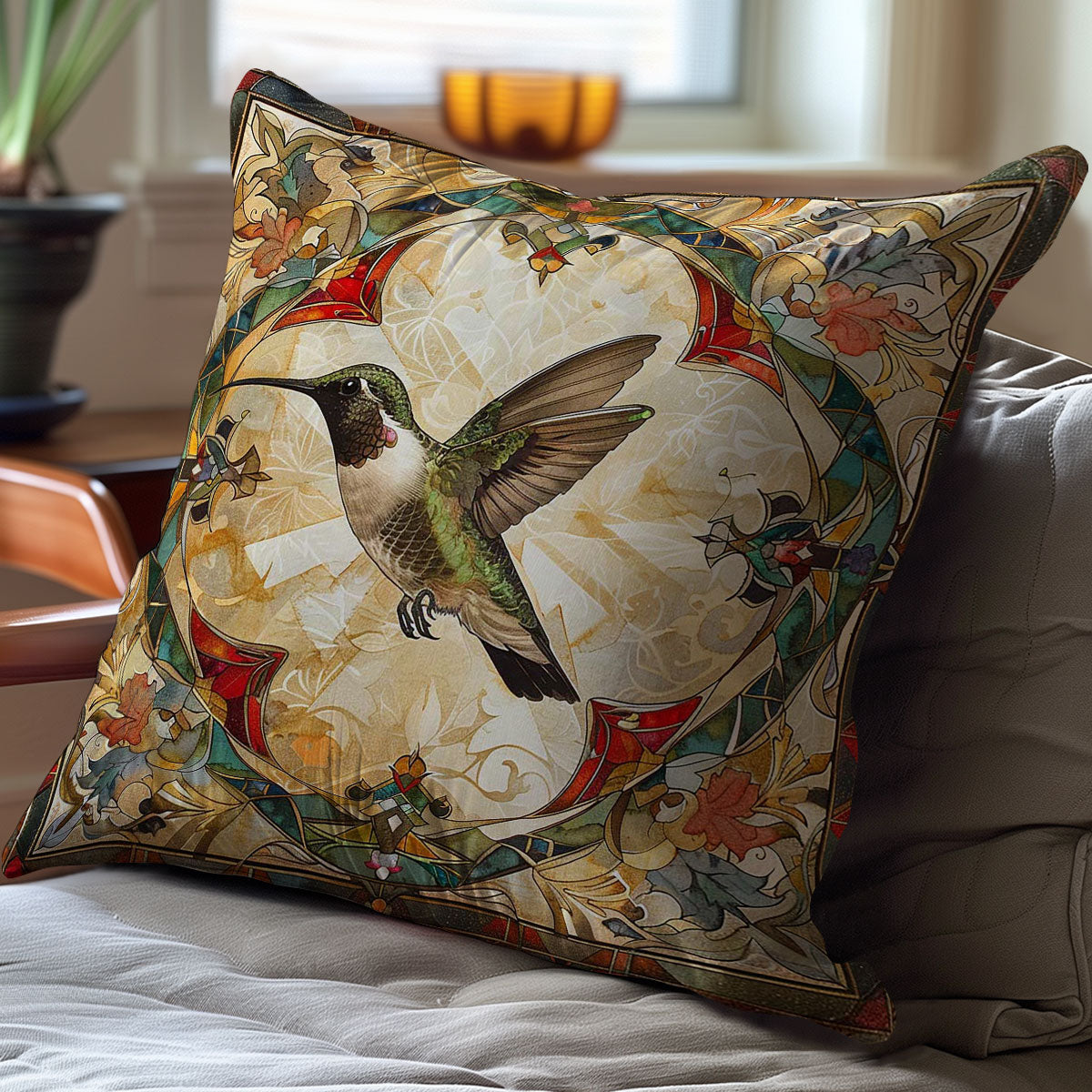 Hummingbird WJ0107023CL Quilt Pillow Case