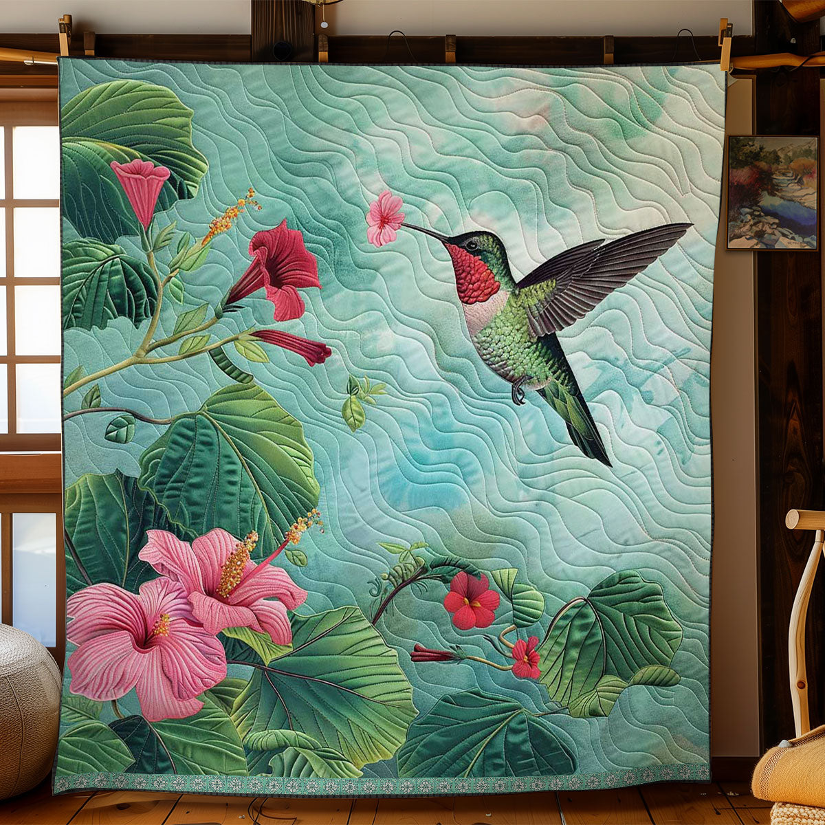 3D Colorful Hummingbird 551 Skromova Marina Bedding Bed Pillowcases Quilt