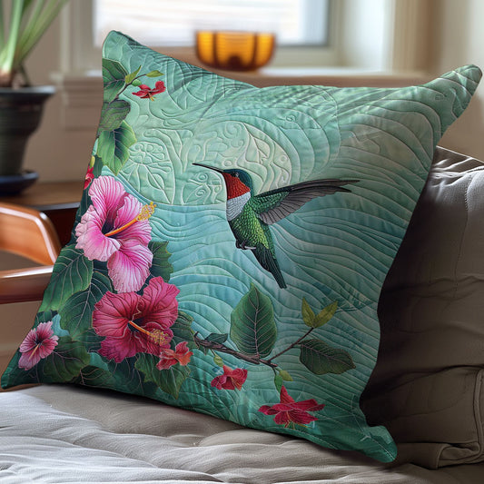 Hummingbird WJ0908043CL Quilt Pillow Case