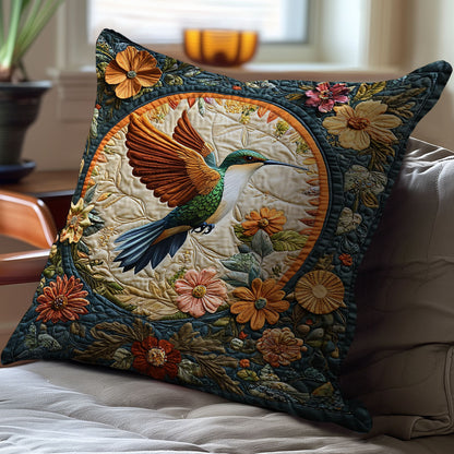 Hummingbird WJ1110035CL Quilt Pillow Case