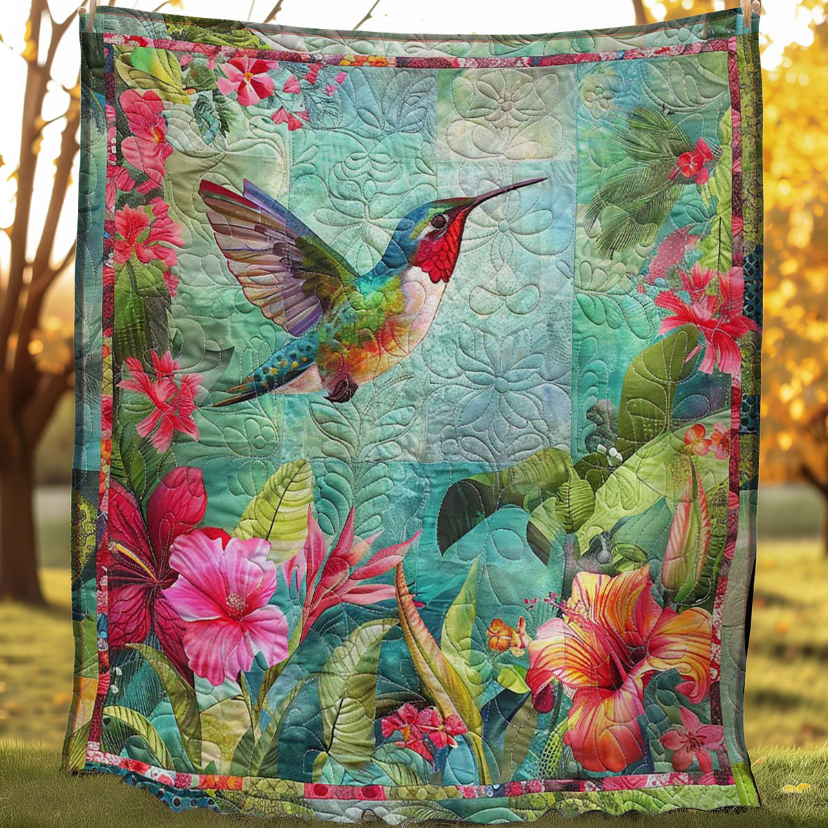 Hummingbird WJ1207014CL Quilt