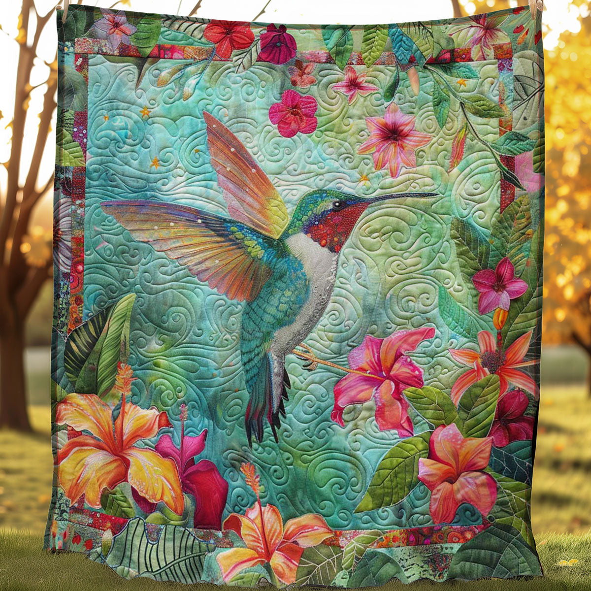 Hummingbird WJ1307014CL Quilt