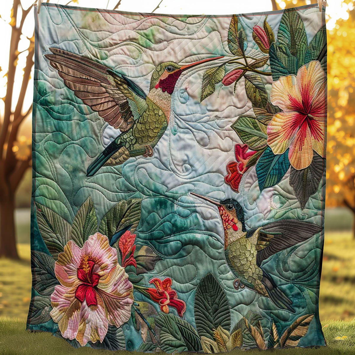 Hummingbird WJ1707014CL Quilt