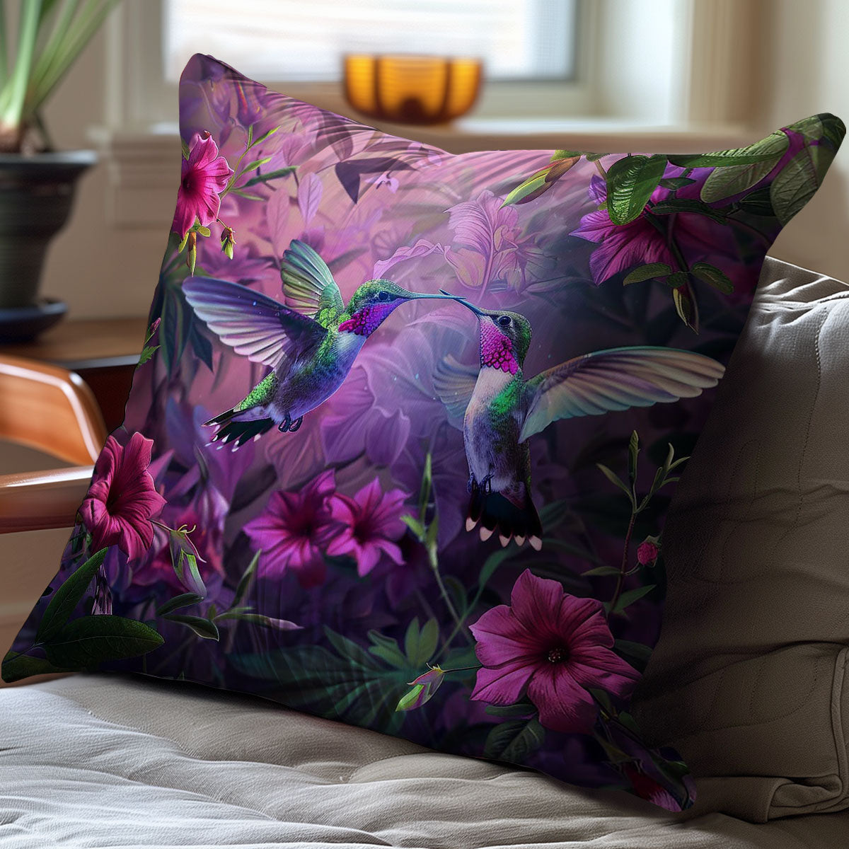 Hummingbird WJ2207046CL Quilt Pillow Case