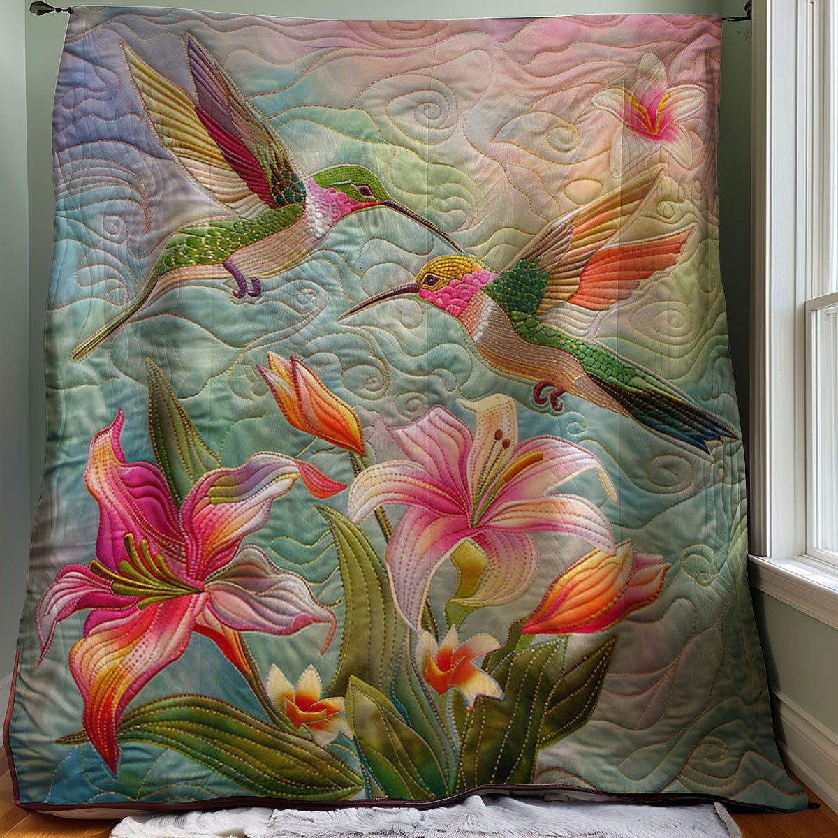 Hummingbird WJ3007032CL Quilt