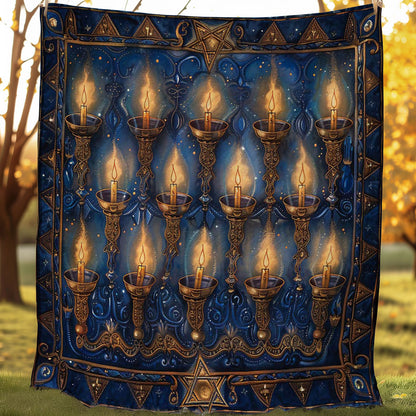 Jewish Hanukkah WJ2207029CL Quilt