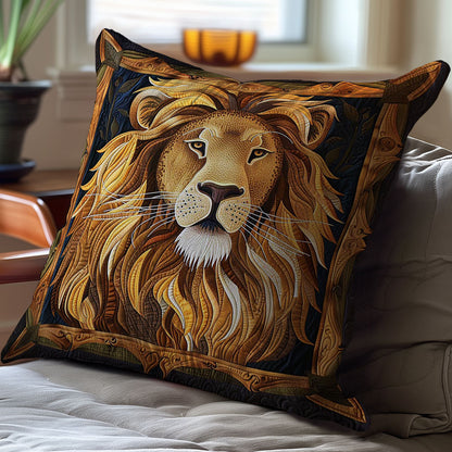 Lion WJ1609043CL Quilt Pillow Case