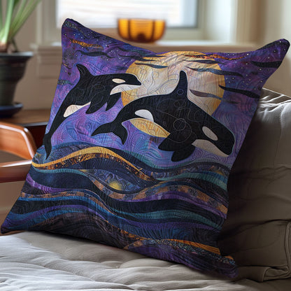 Majestic Orca World WJ1508032CL Quilt Pillow Case