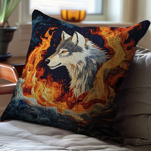 Majestic Wolf WJ0608046CL Quilt Pillow Case