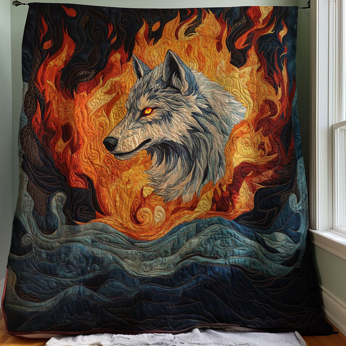 Majestic Wolf WJ0708023CL Quilt