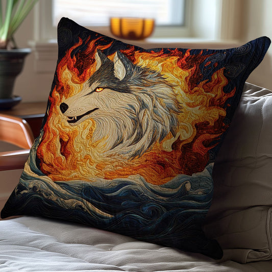 Majestic Wolf WJ0708045CL Quilt Pillow Case