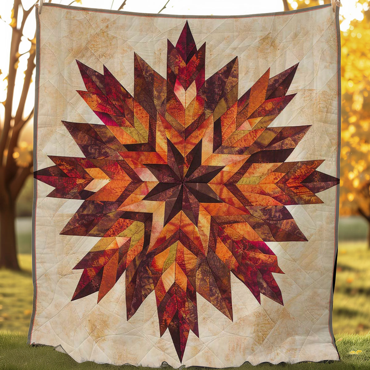 Maple Leaves WJ1107007CL Quilt