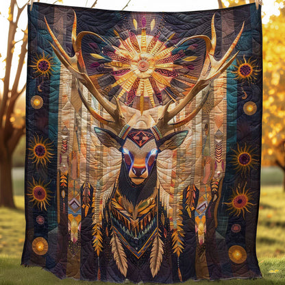 Moose Native American WJ1607011CL Quilt