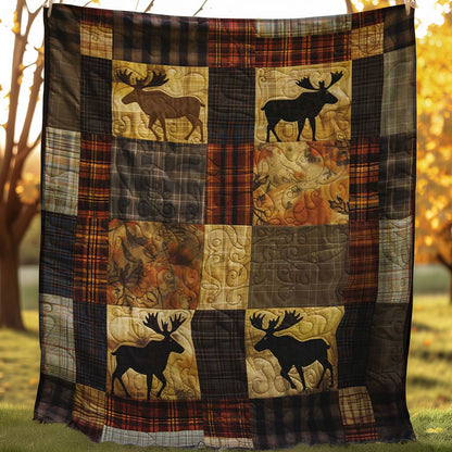 Moose Silhouettes WJ0407010CL Quilt